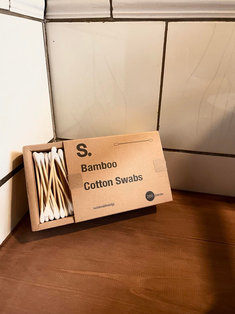 竹綿棒｜Bamboo organic cotton swabs